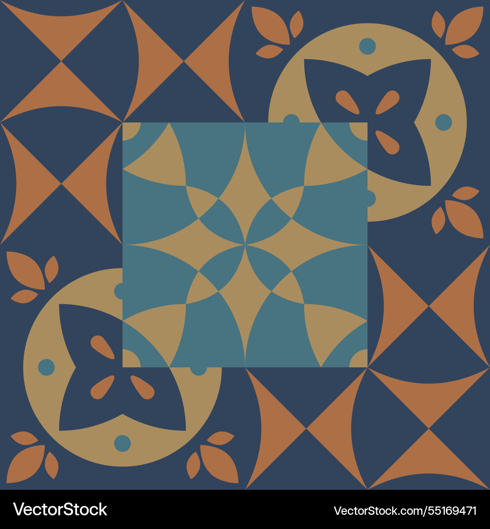 Geometric seamless pattern abstract patchwork Geometric seamless pattern abstract patchwork vector image