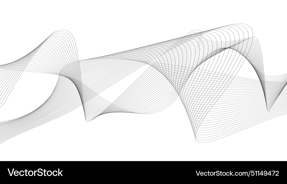 Abstract motion line smooth background vector image