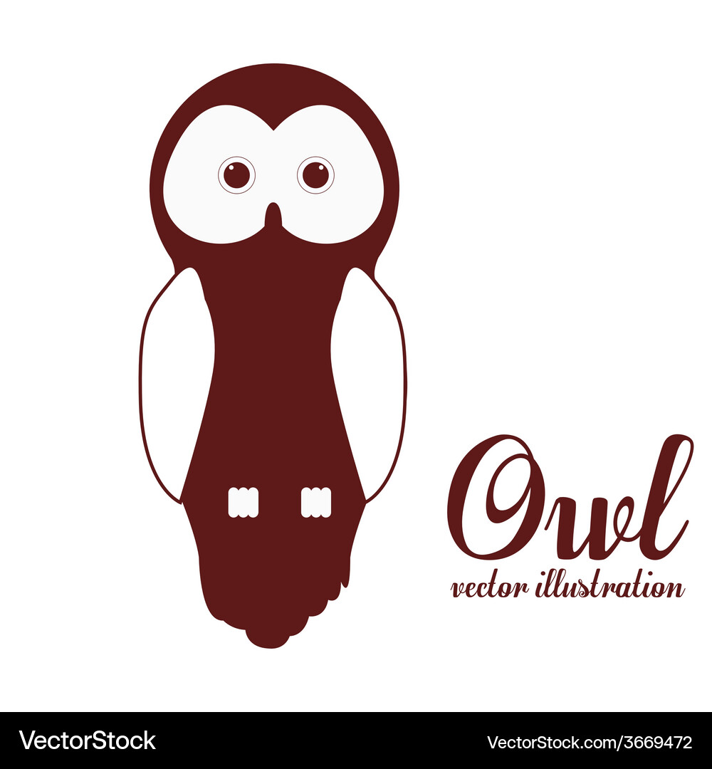 Bird design over white background Vector Image