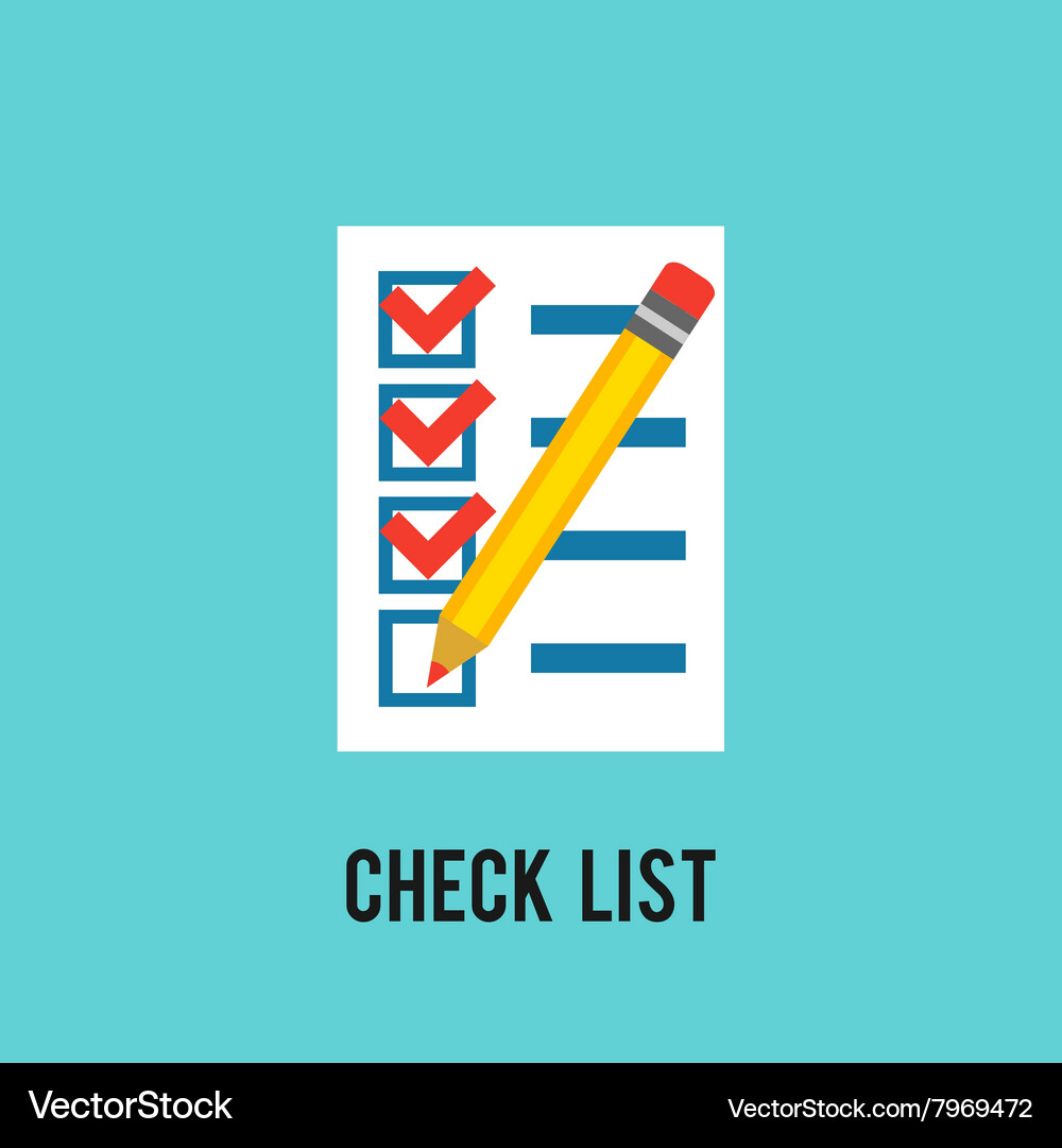 Checklist Icon - Task List Vector Image