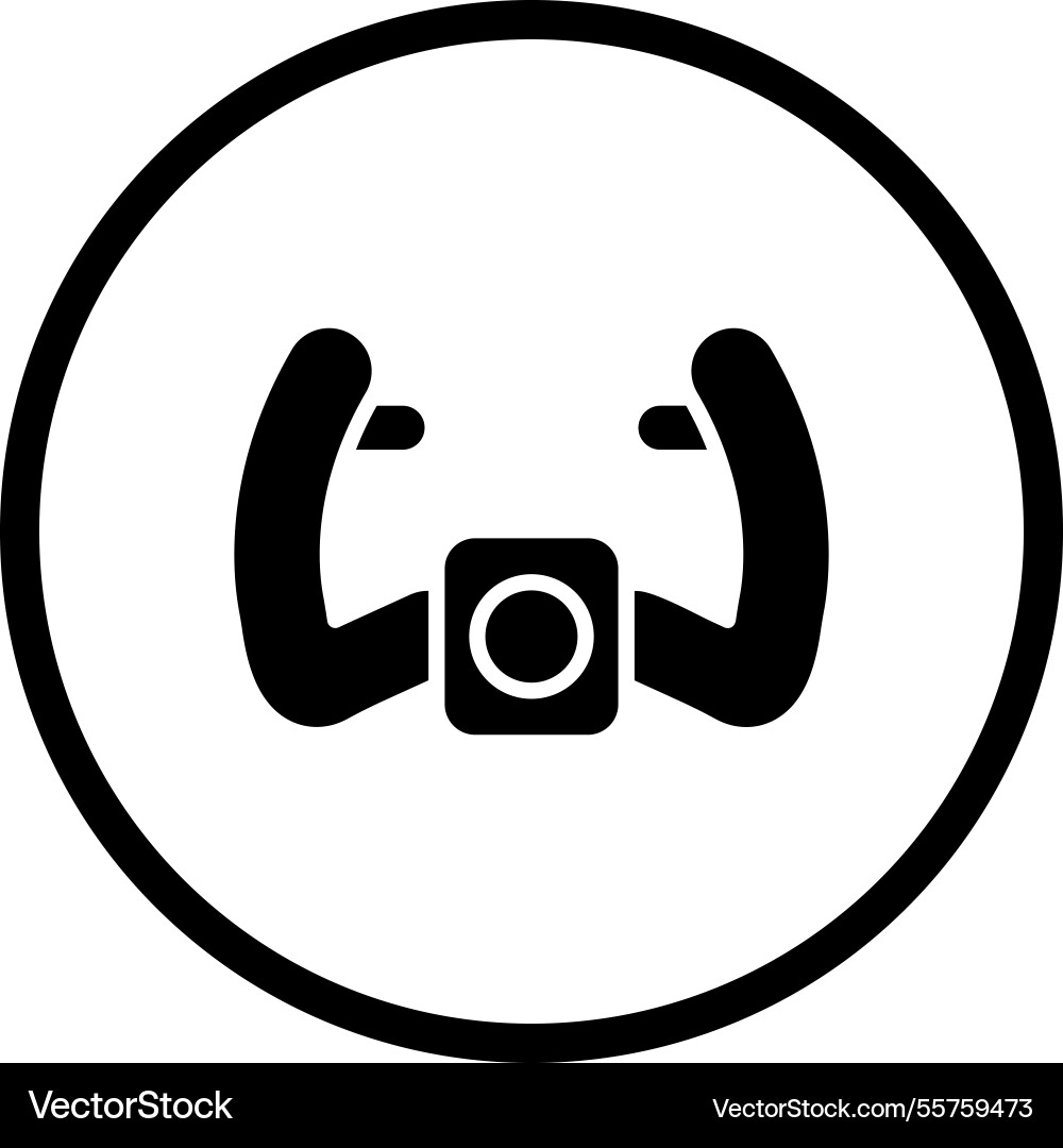 Plane handle icon design Vector Image