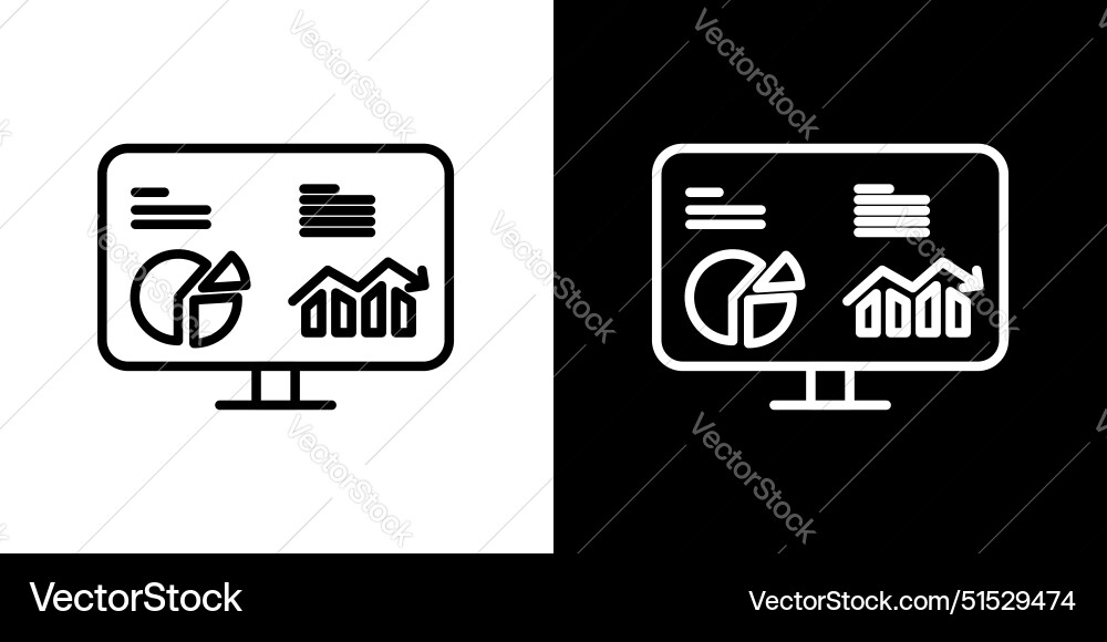 Dashboard icon set real time data monitor symbol Dashboard icon set real time data monitor symbol vector image