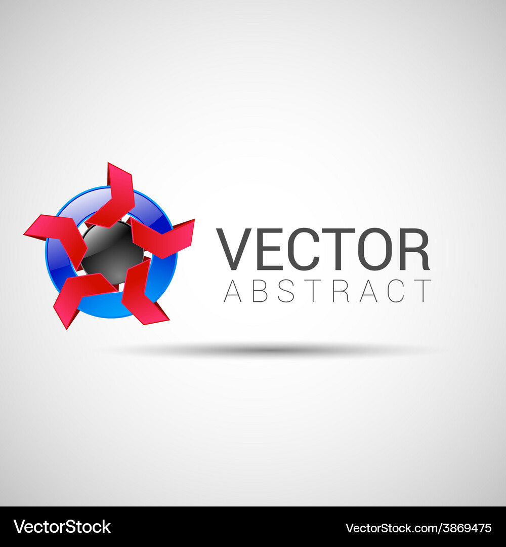 Abstract shape eps10 design color Vector Image