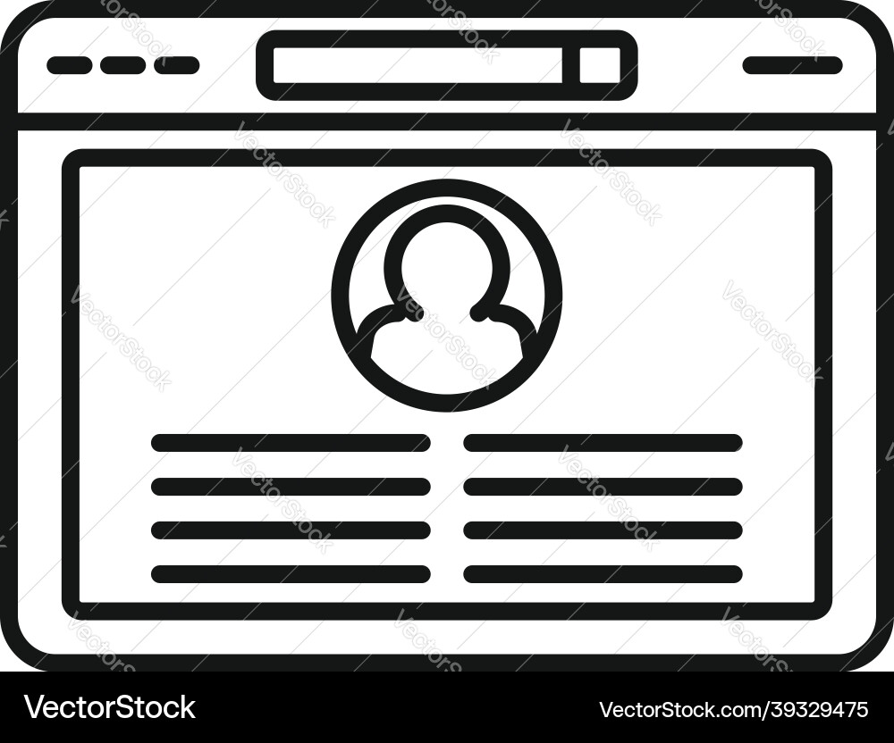 Browser-Fehler-Symbol Um Fenster Computer Vektorbild