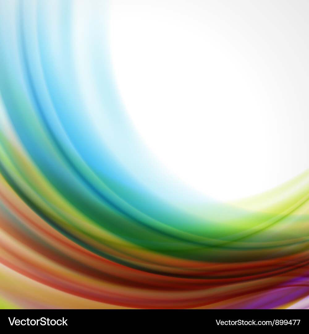 Abstract Colorful Flowing Background Vector Image
