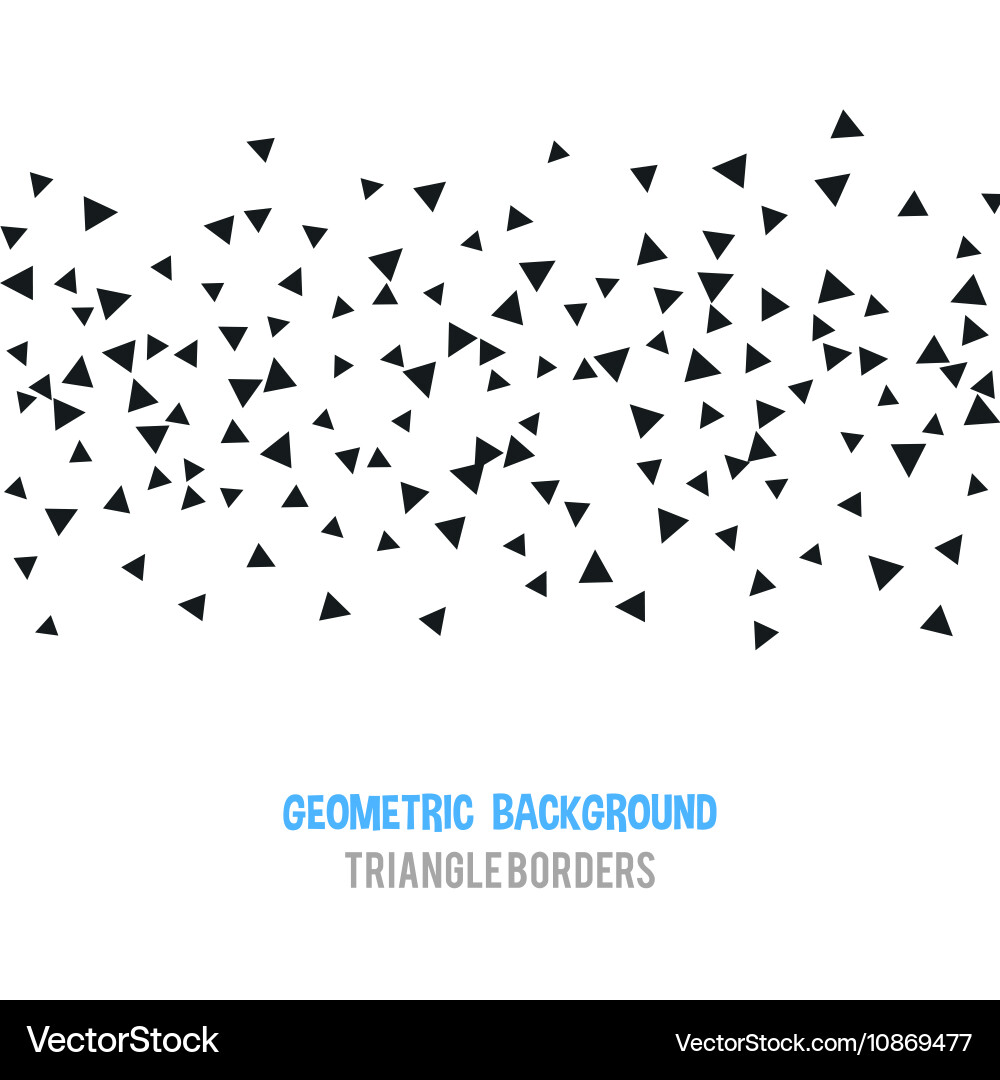 Dreieck geometrischer Hintergrund Vektorbild