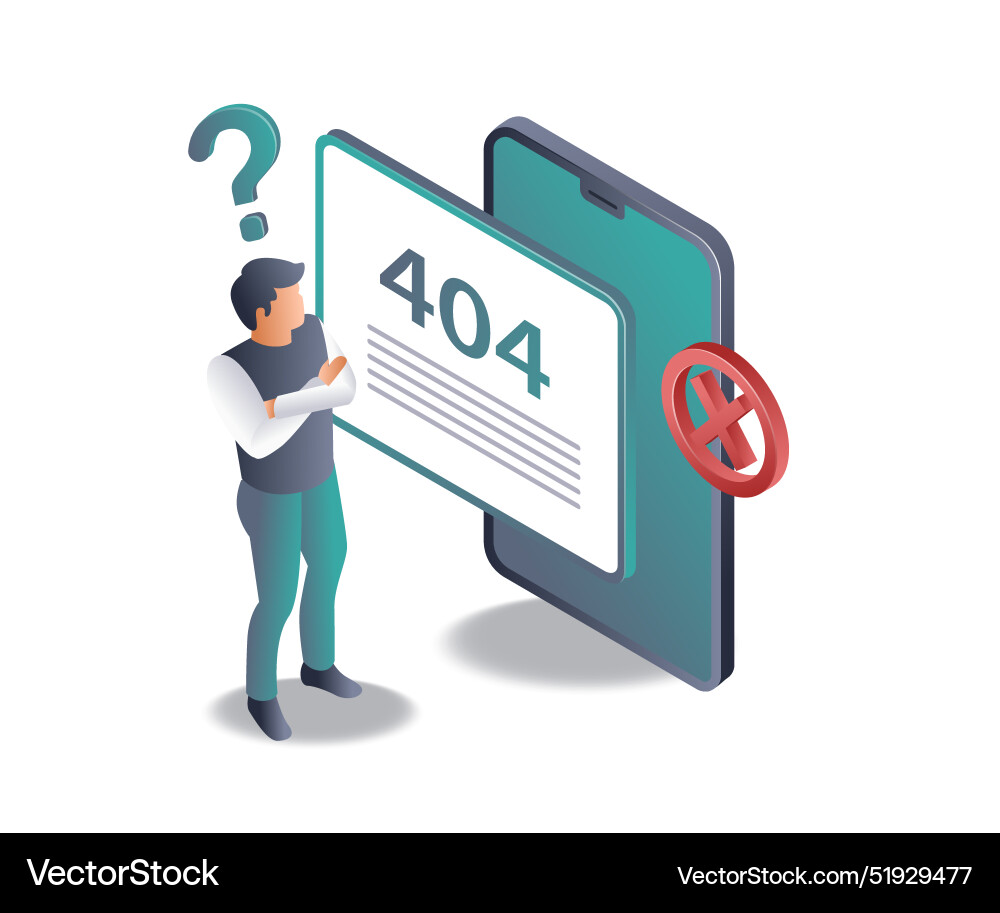 Handling 404 errors best practices and solutions Handling 404 errors best practices and solutions Vector Image