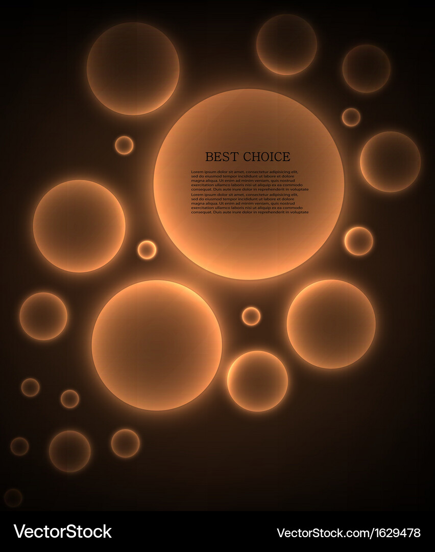Circle abstract background eps10 Vector Image