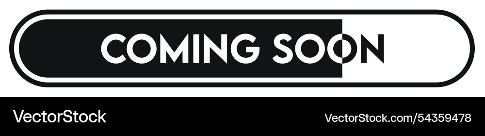 Loading coming soon perfect for additional Vector Image
