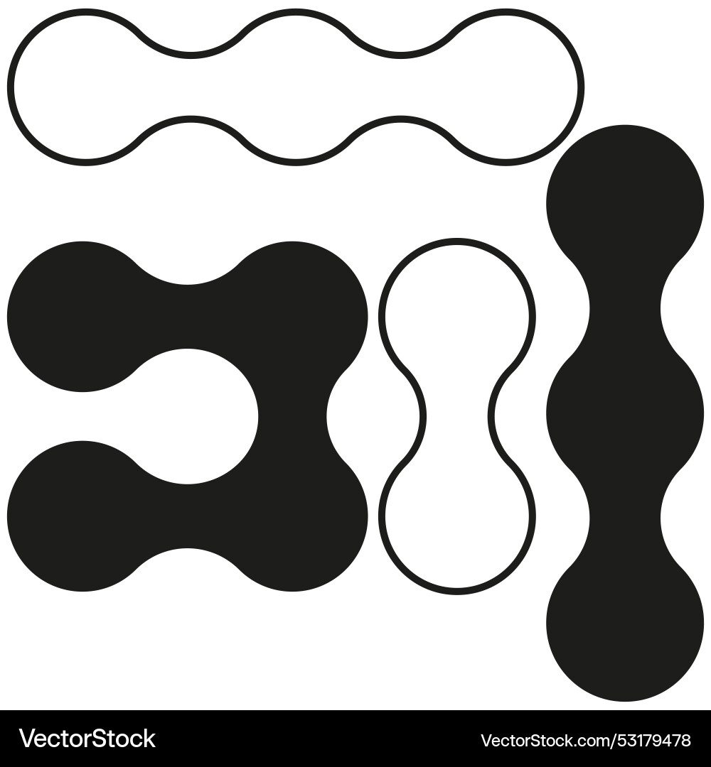 Metaball connected dots circles pattern texture Metaball connected dots circles pattern texture vector image