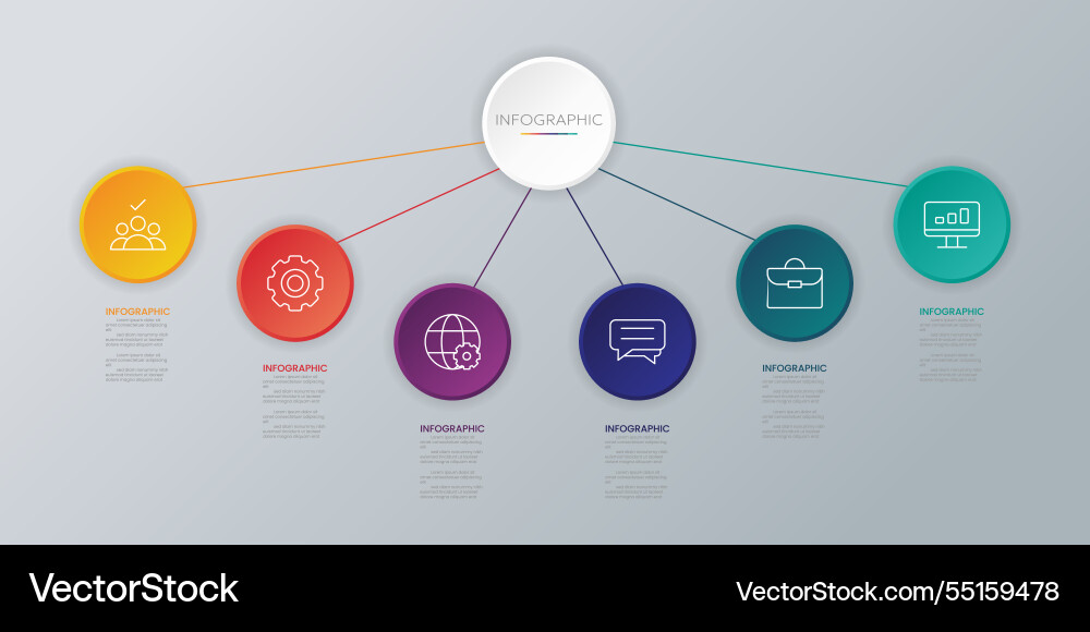 Mind mapping and flow chart template Mind mapping and flow chart template vector image