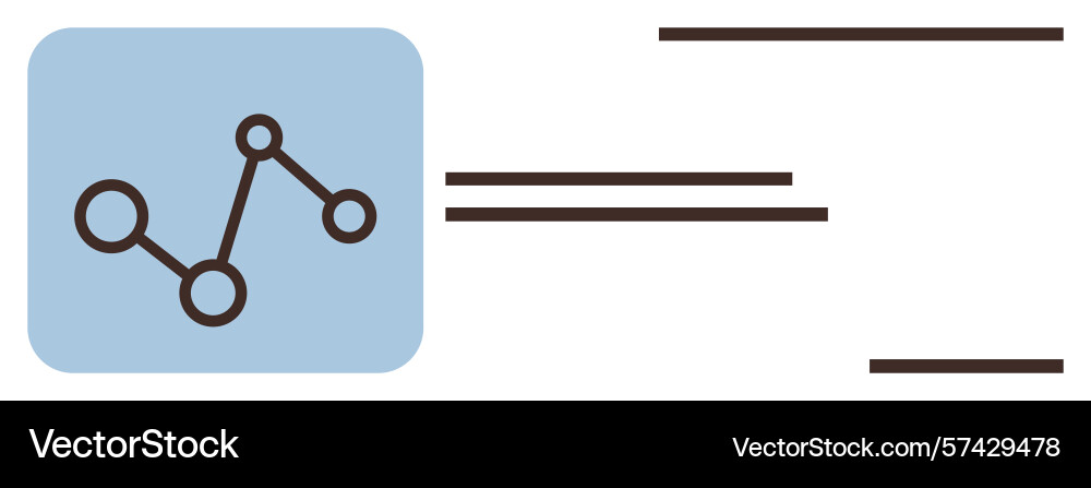 Minimalist network diagram with connected nodes Minimalist network diagram with connected nodes vector image