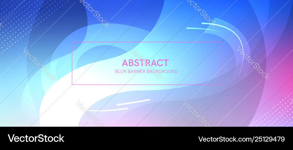 Abstract banner with a gradient shapes and blur Abstract banner with a gradient shapes and blur vector image