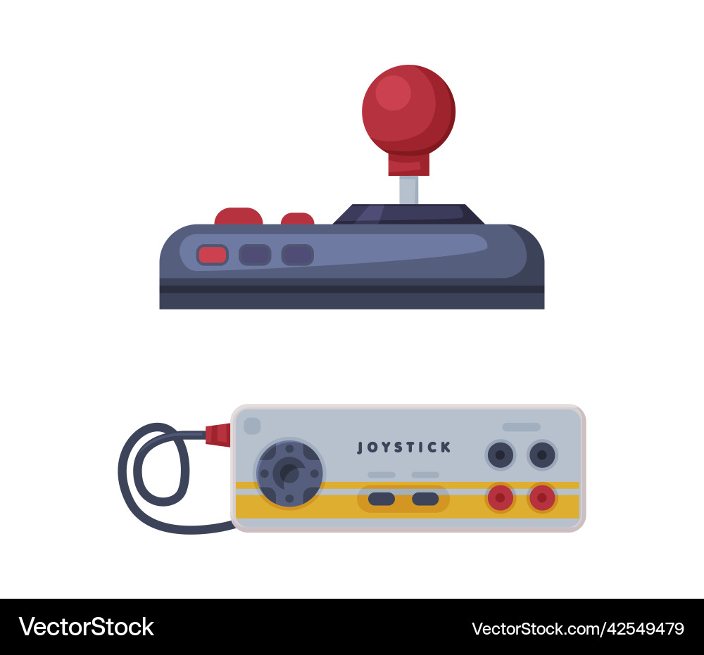 Gamepad als Spielsteuerung und Eingabegerät Gamepad als Spielsteuerung und Eingabegerät vektorbild