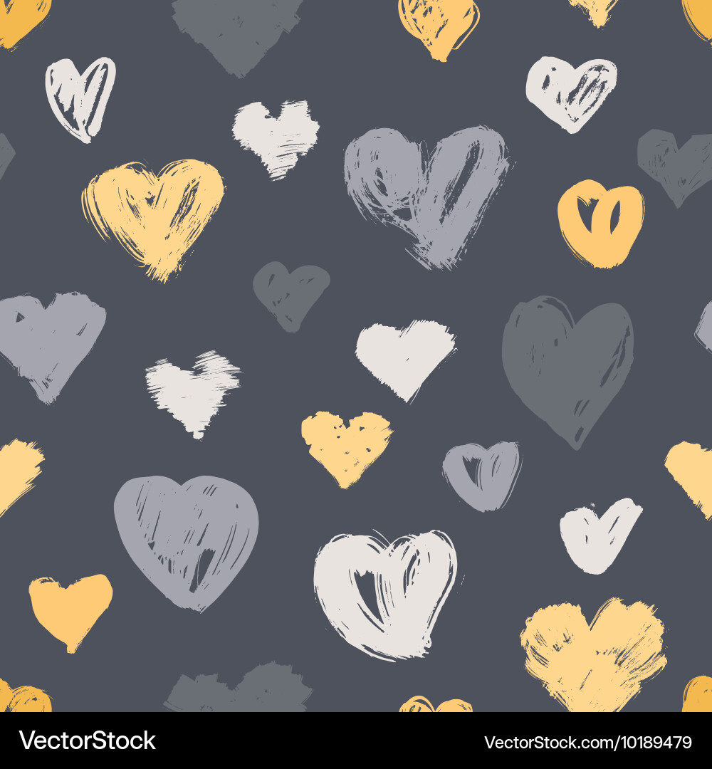 Heart Pattern - Seamless Love Royalty Free Vector Image