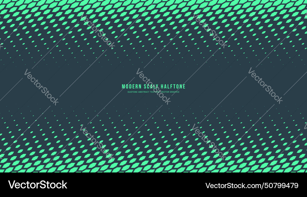 Modern scaly halftone pattern horizontal border Modern scaly halftone pattern horizontal border vector image