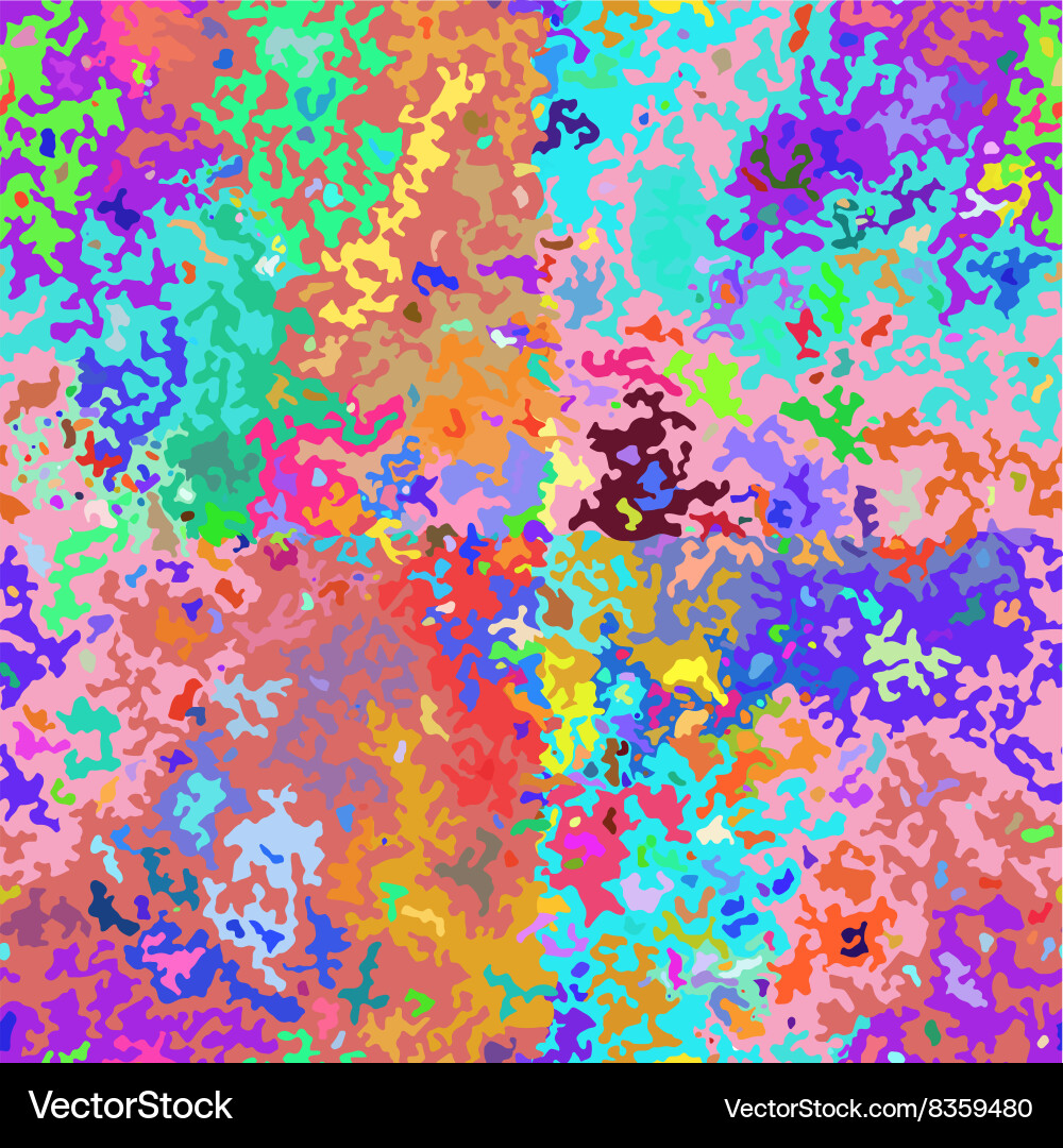 Colorful Abstract Camouflage Pattern Vector Image