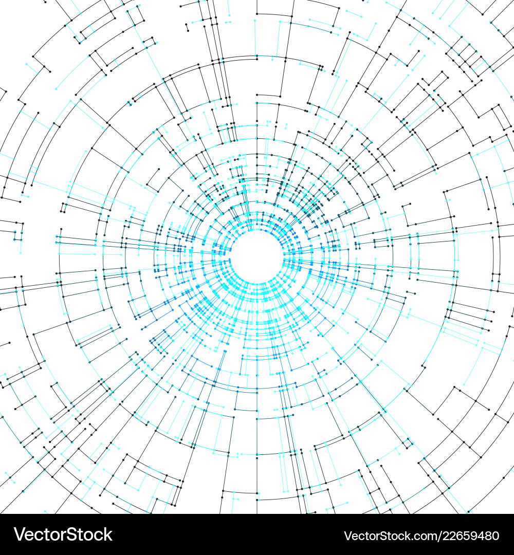 Connecting lines and dots on white background Connecting lines and dots on white background vector image