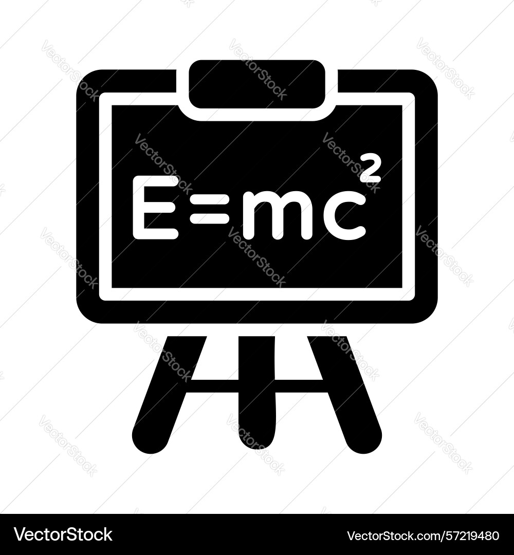 Physics lecture vector image
