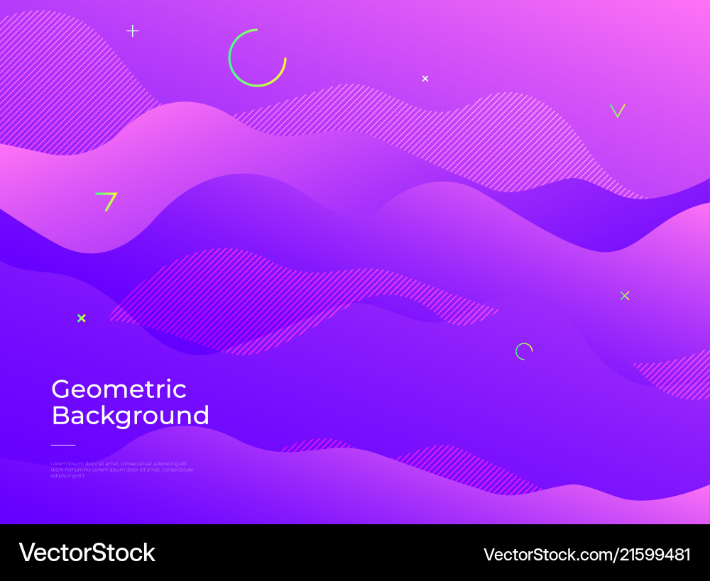 Abstract Geometric Gradient Background Vector Image