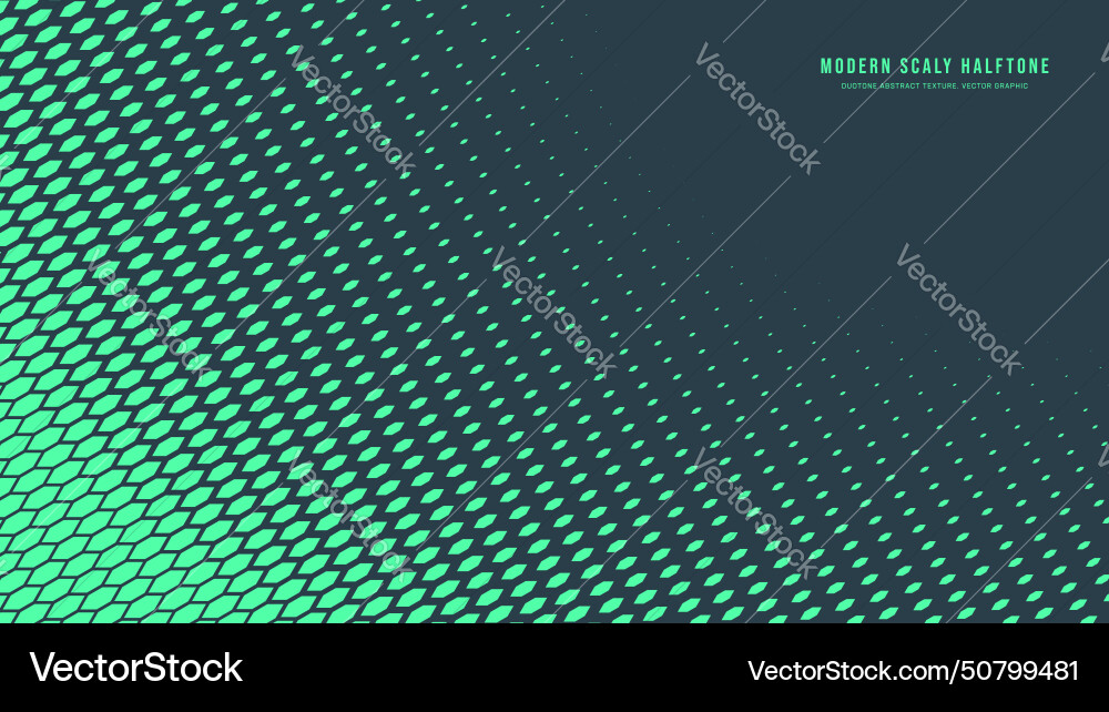 Modern scaly halftone pattern rounded smooth Vector Image