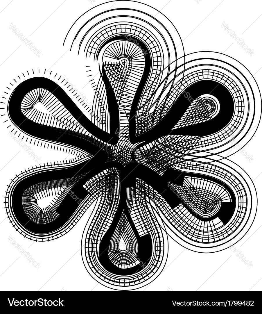 Abstract font symbol Vector Image