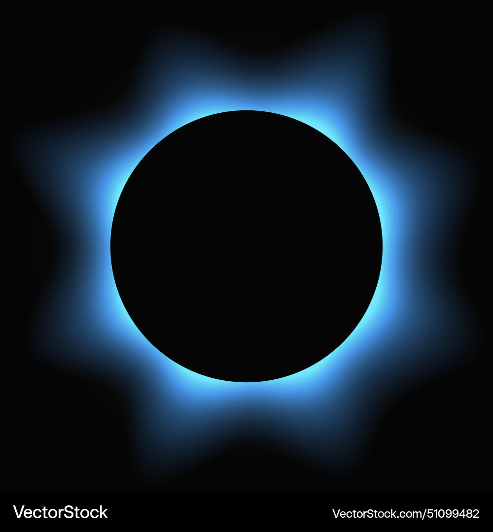 Circle illuminate light frame with color gradient Circle illuminate light frame with color gradient Vector Image