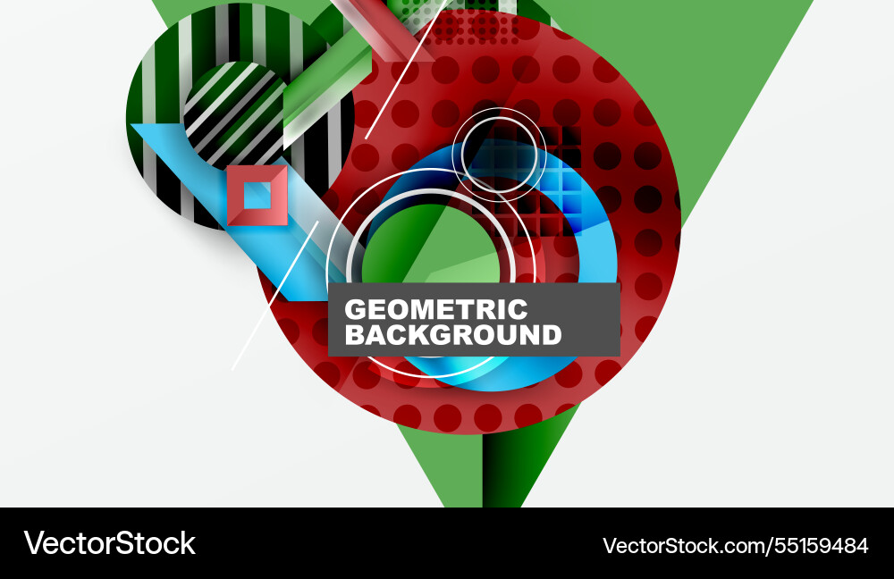 Dynamic complex geometric abstract background Dynamic complex geometric abstract background Vector Image