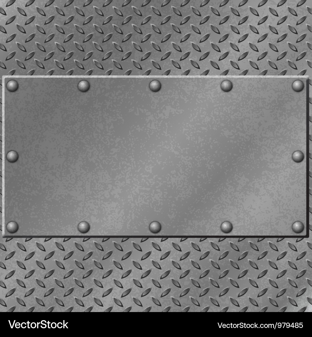 Diamond Tread Plate Texture vector image