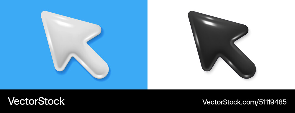 Pfeil Zeiger Maus Cursor 3d Symbol Computer Pfeil Zeiger Maus Cursor 3d Symbol Computer vektorbild