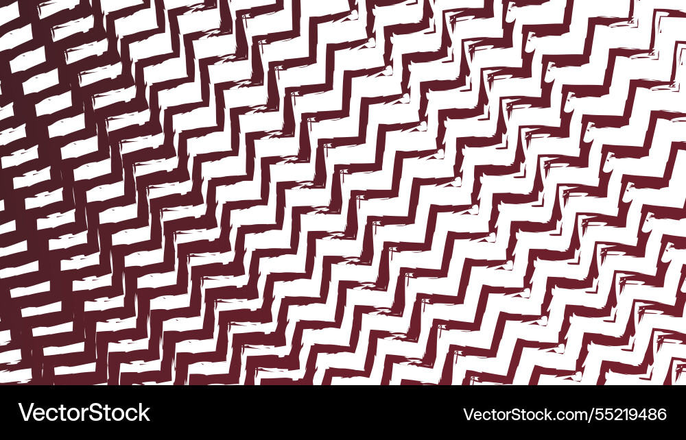 Red zig zag line brush pattern abstract Red zig zag line brush pattern abstract vector image