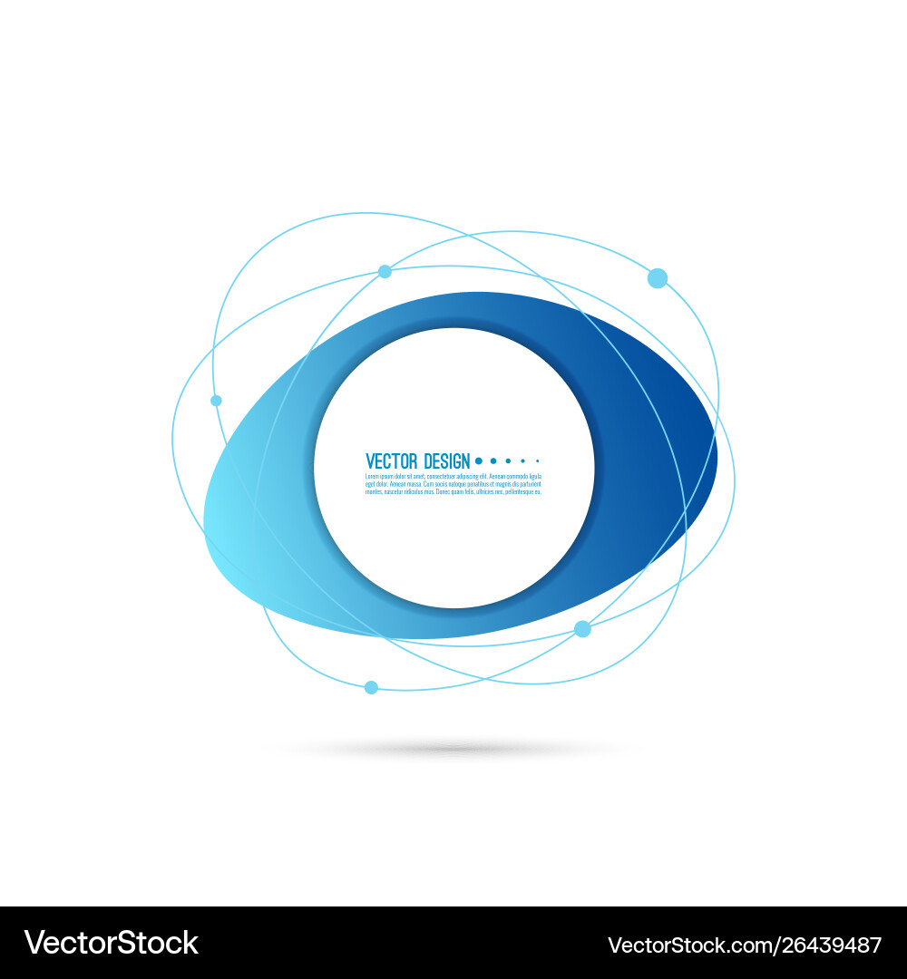 Abstract Particle Shape vector image