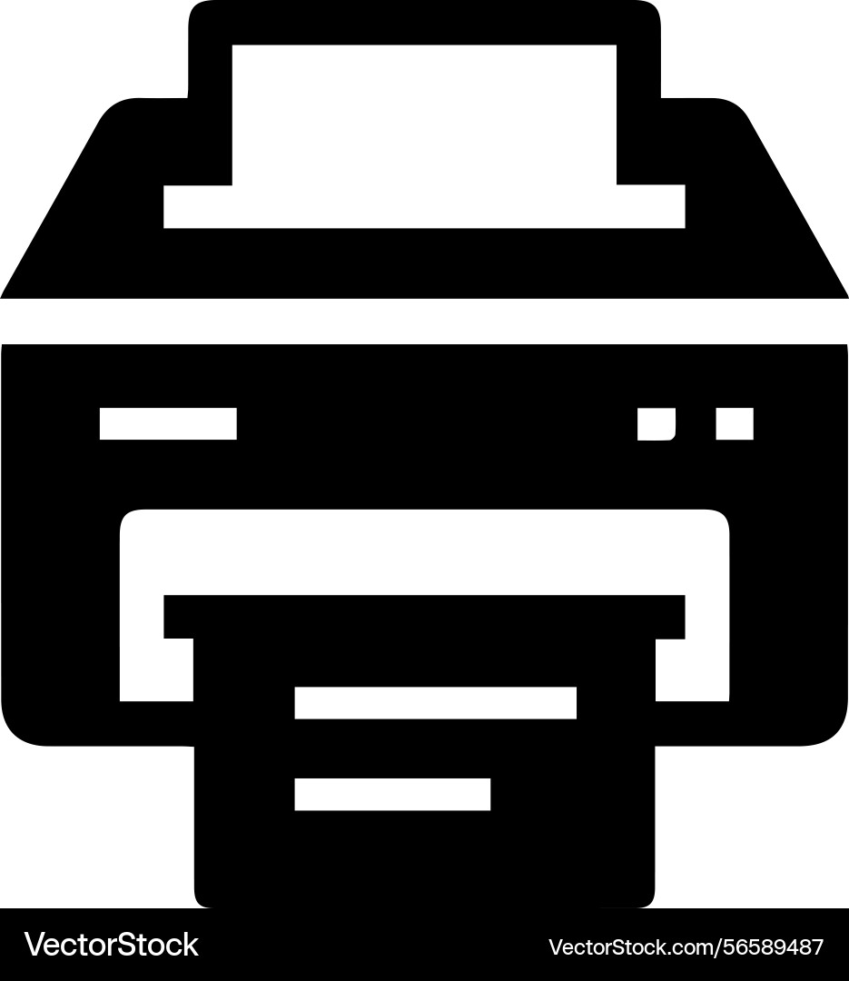 Computer printer icon symbol image Computer printer icon symbol image vector image