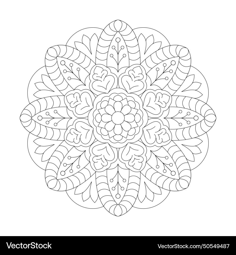 Mandala relaxation patterns unique design Mandala relaxation patterns unique design vector image