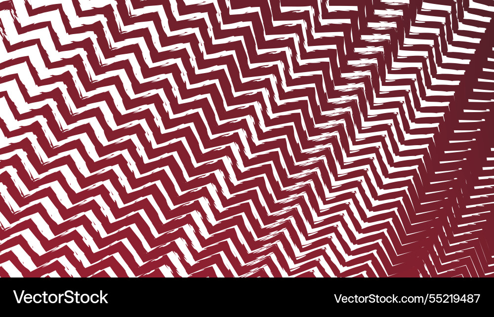Red zig zag line brush pattern abstract Red zig zag line brush pattern abstract vector image
