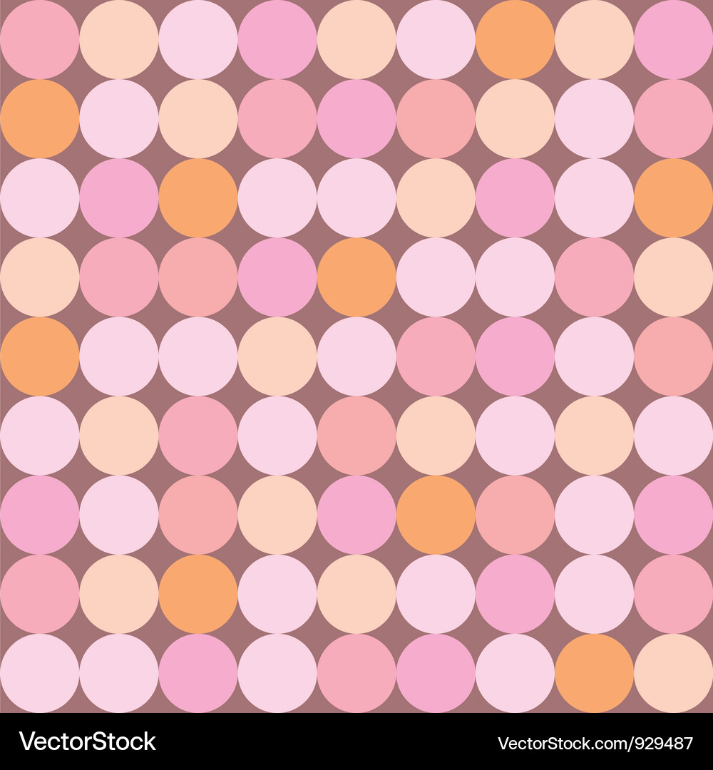 Seamless pattern or background with huge dots Vector Image
