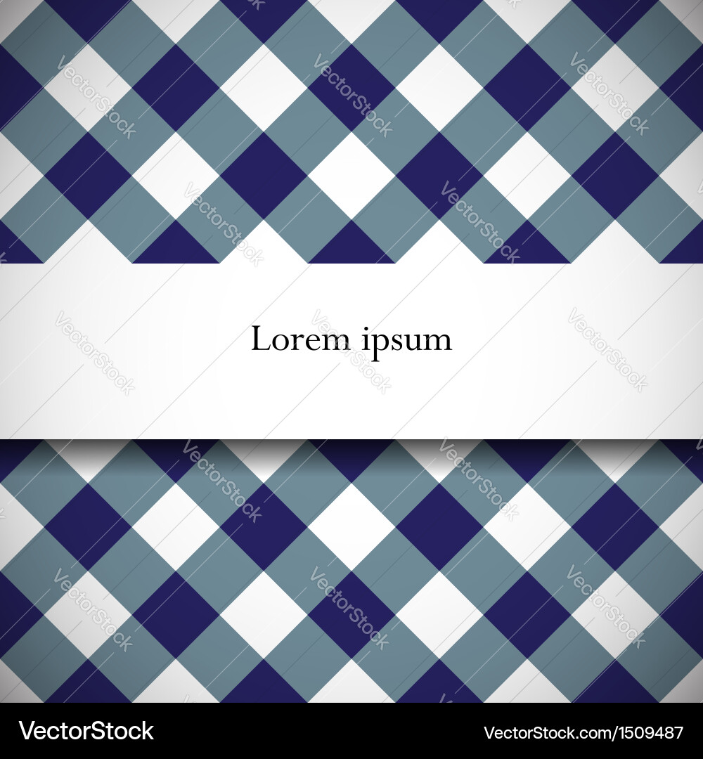 Tilted Gingham Pattern Vector Image