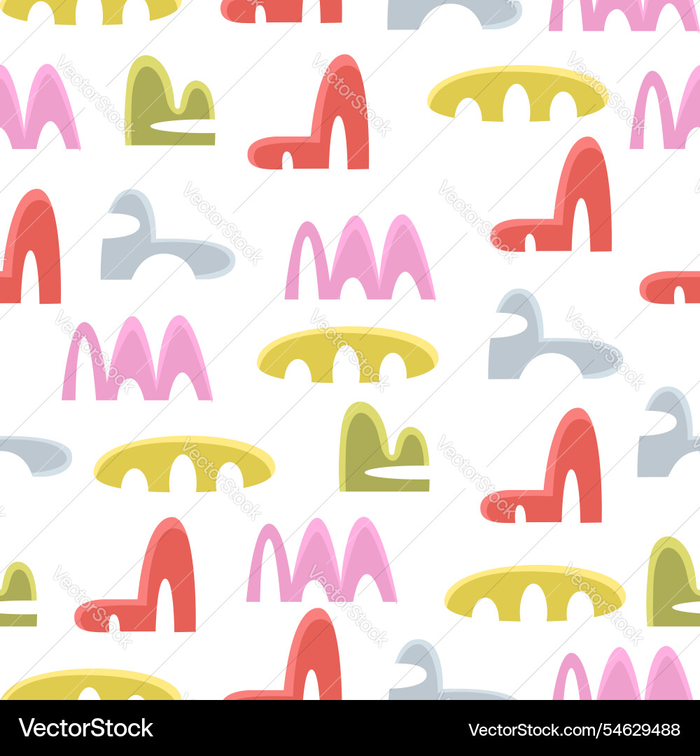 Seamless unique pattern creative background design Vector Image