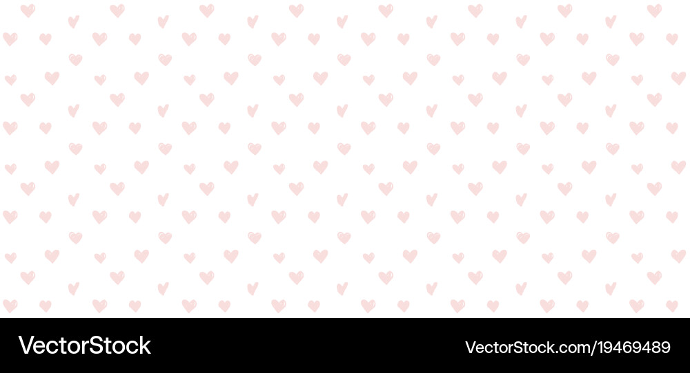 Heart Seamless Pattern Background vector image
