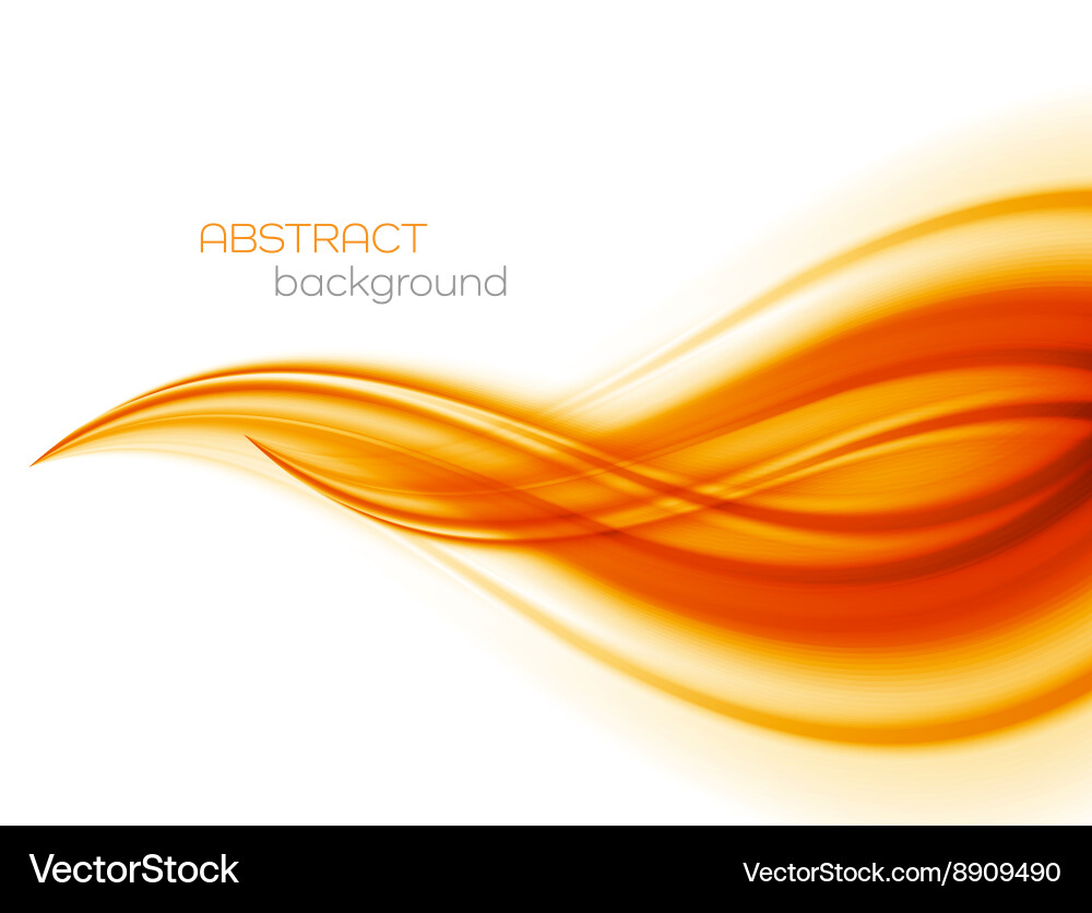 Abstract color wave design element vector image