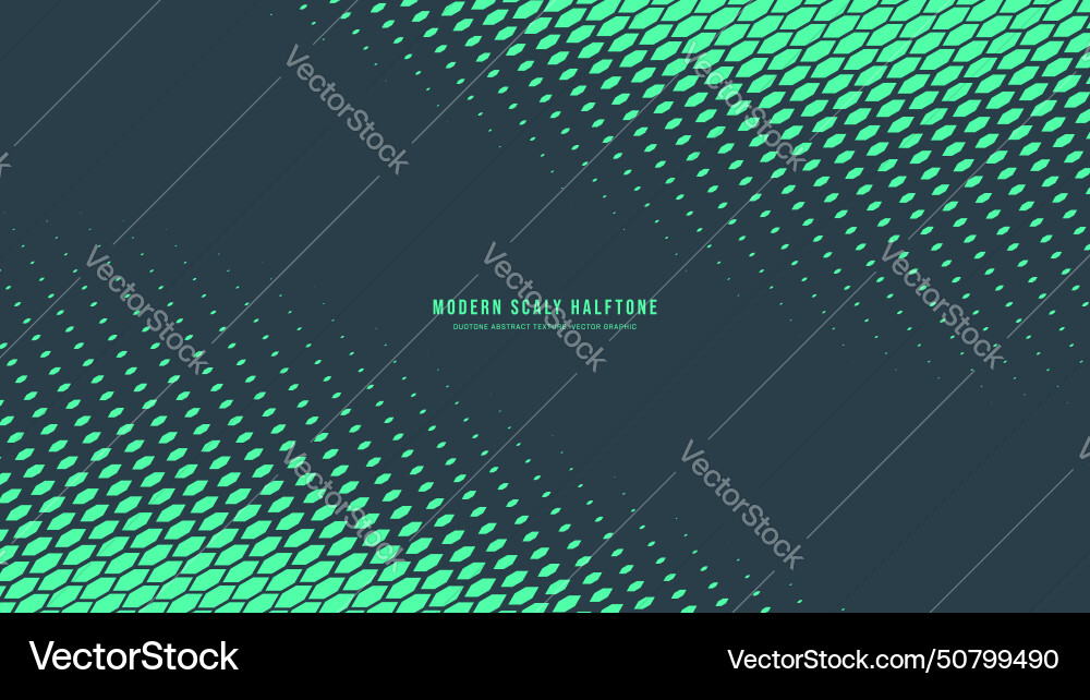 Modern scaly halftone pattern twisted frame Modern scaly halftone pattern twisted frame vector image