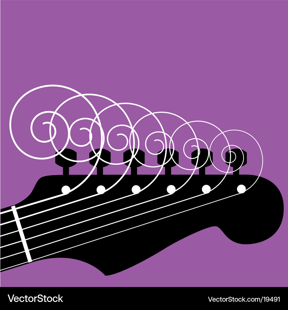 Colorful Guitar Strings Vector Image