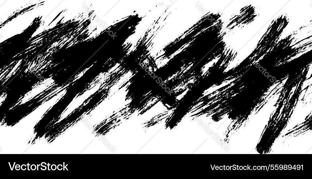 Dynamic black brushstroke abstract pattern Dynamic black brushstroke abstract pattern Vector Image