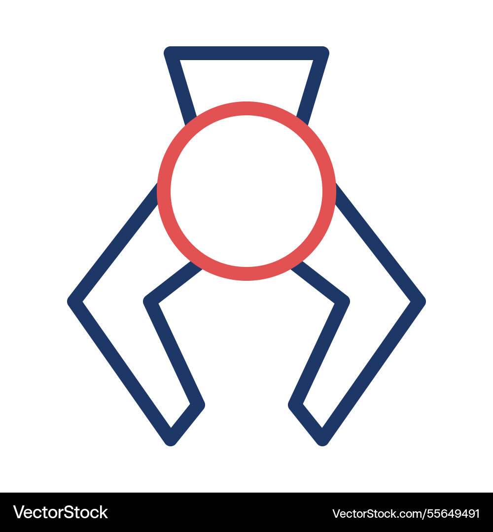 Minimalist claw game machine design Vector Image