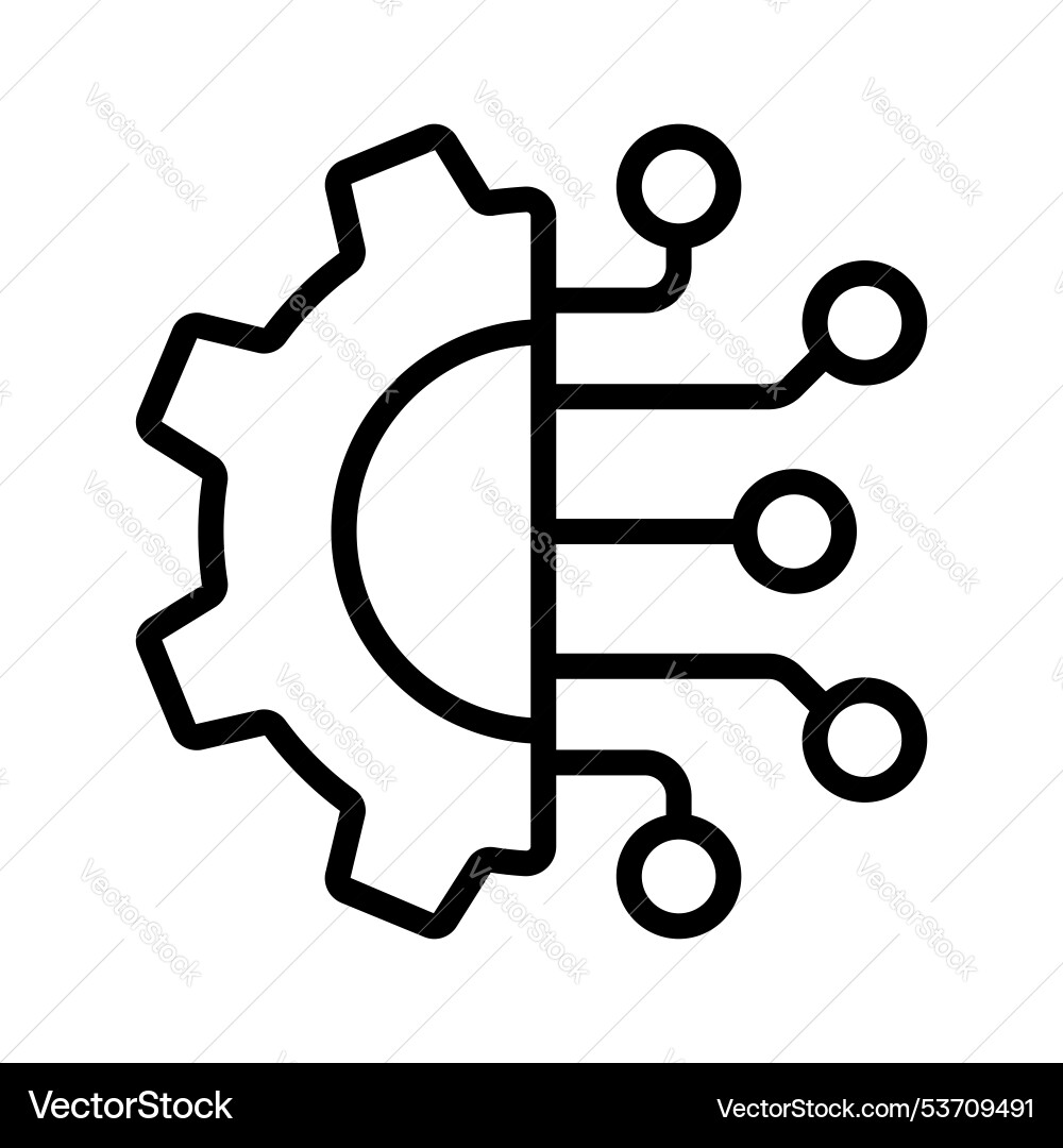 Tech integration Vector Image