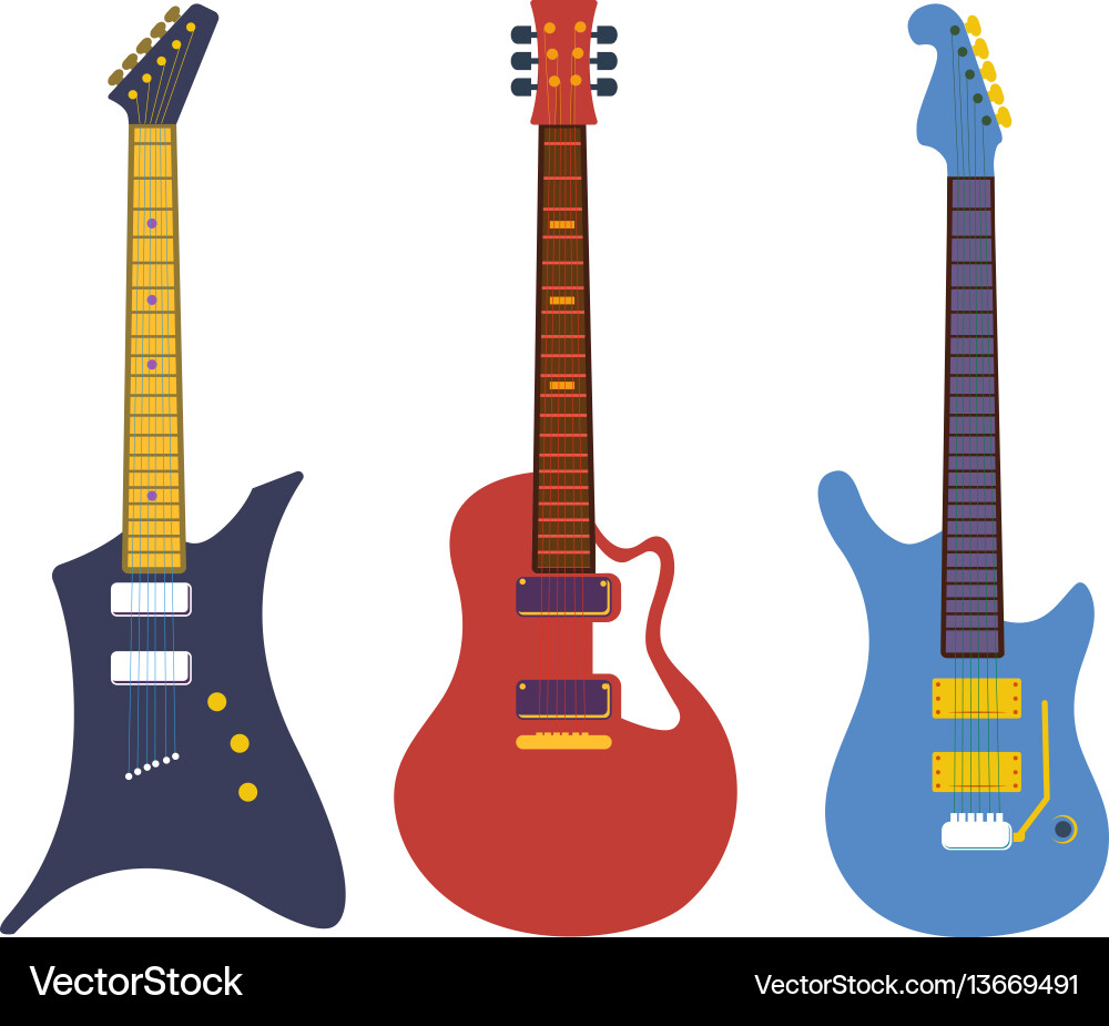 Vintage Bass E-Rock Gitarrensaite Vintage Bass E-Rock Gitarrensaite vektorbild