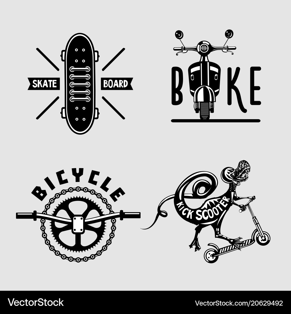 Urban exterme sport set vintage city Urban exterme sport set vintage city vektorbild