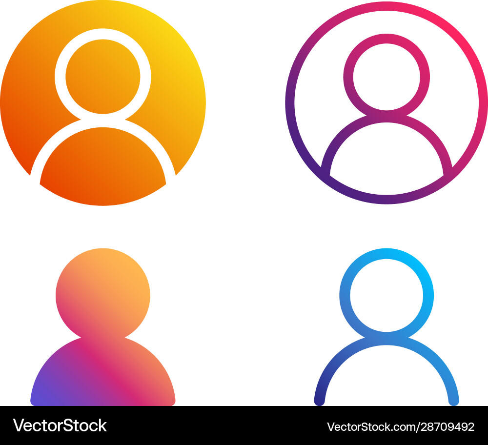 User profile login or access authentication icon b User profile login or access authentication icon b vector image
