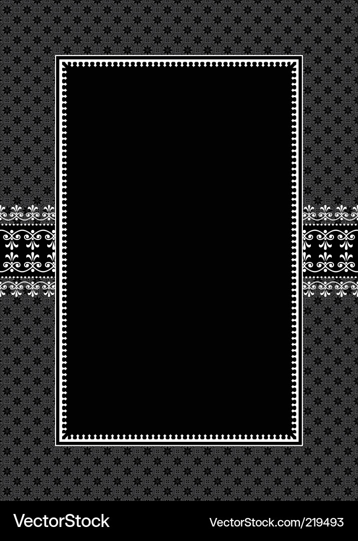 Elegant Scroll Frame vector image