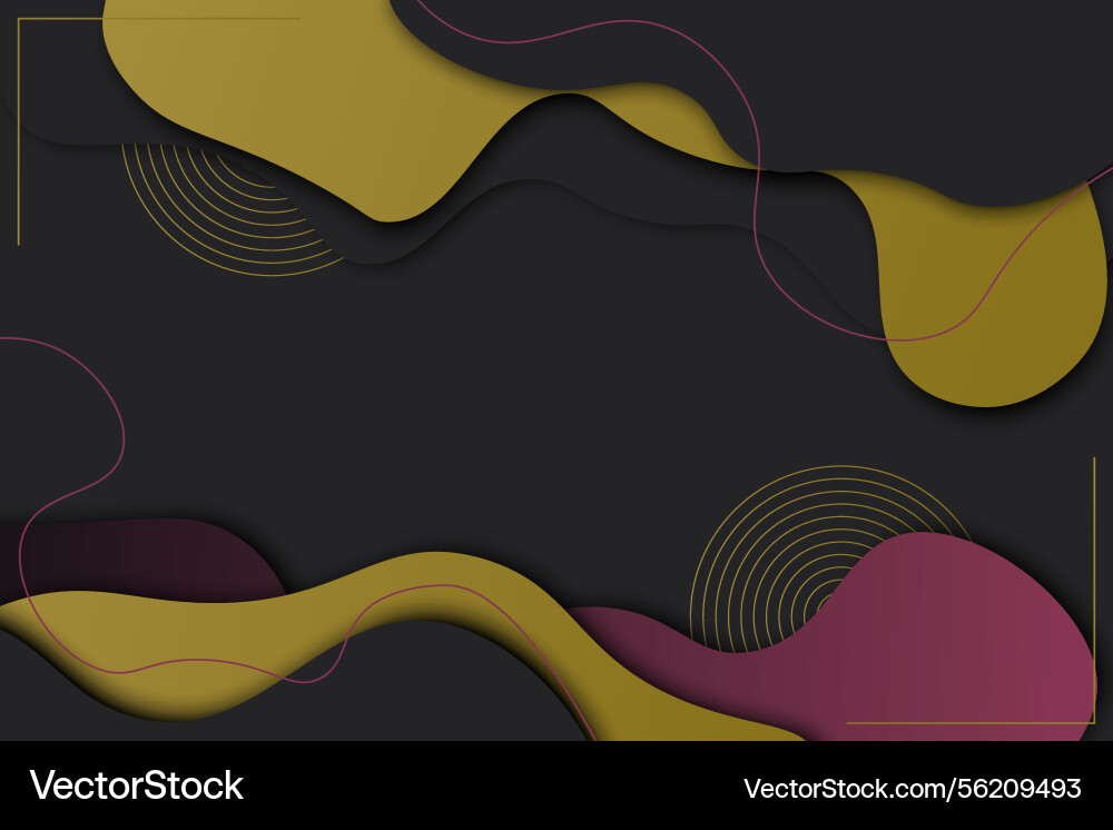 Wavy shape with lines background Wavy shape with lines background vector image